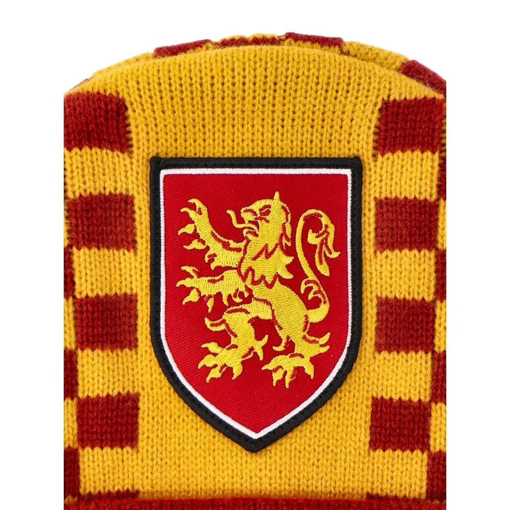 Beanie Knit Hat Harry Potter Gryffindor Embroidered One Size Fits Most Brand New